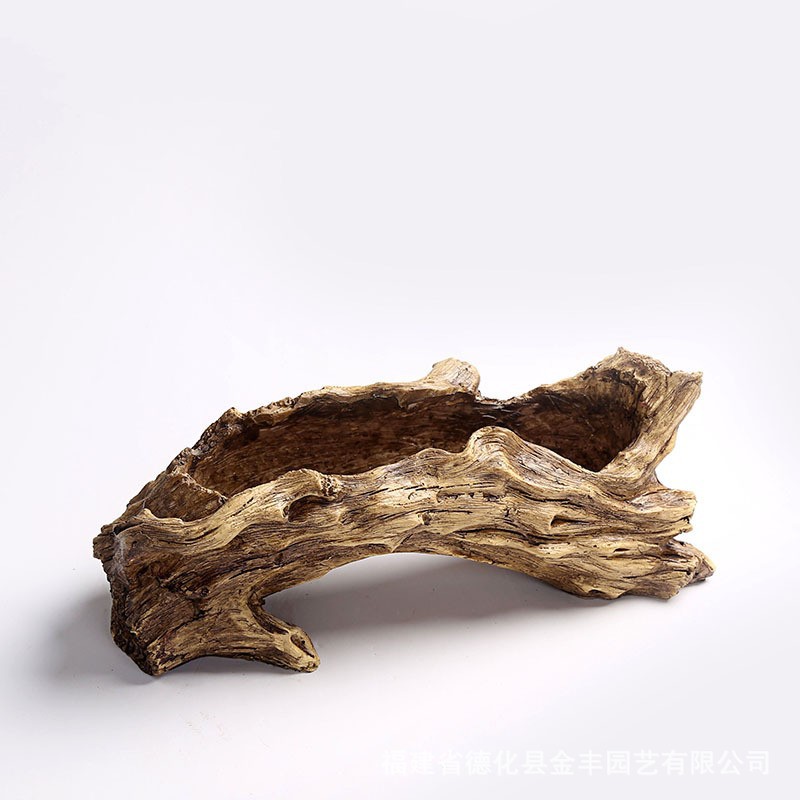 創意仿樹根造型多肉盆