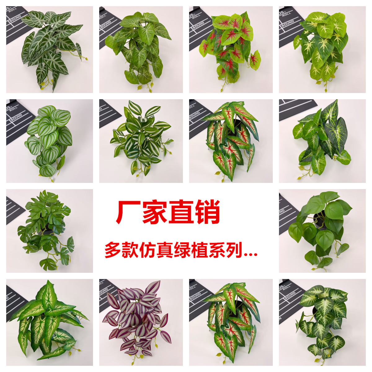 3D打印仿真海芋龜背葉壁掛裝飾