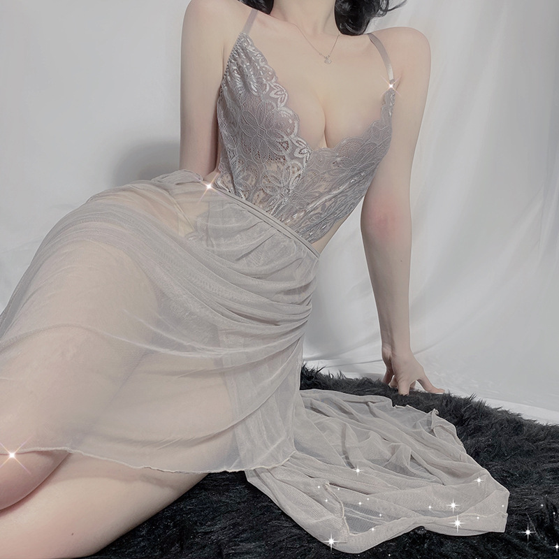 灌云县连体衣女大码情趣内衣 欧美V领露背性感制服诱惑新娘妆批发