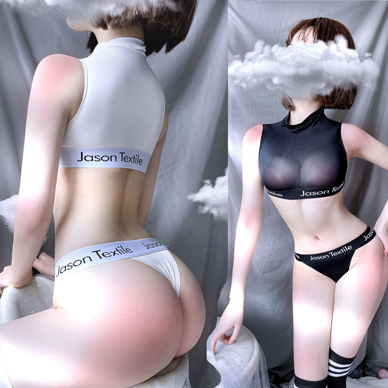 特小号硅胶娃娃小衣服性感冰丝泳衣两件套紧身包臀内裤死库水制服